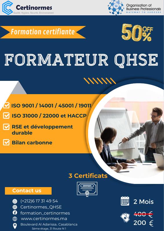 Formateur QHSE