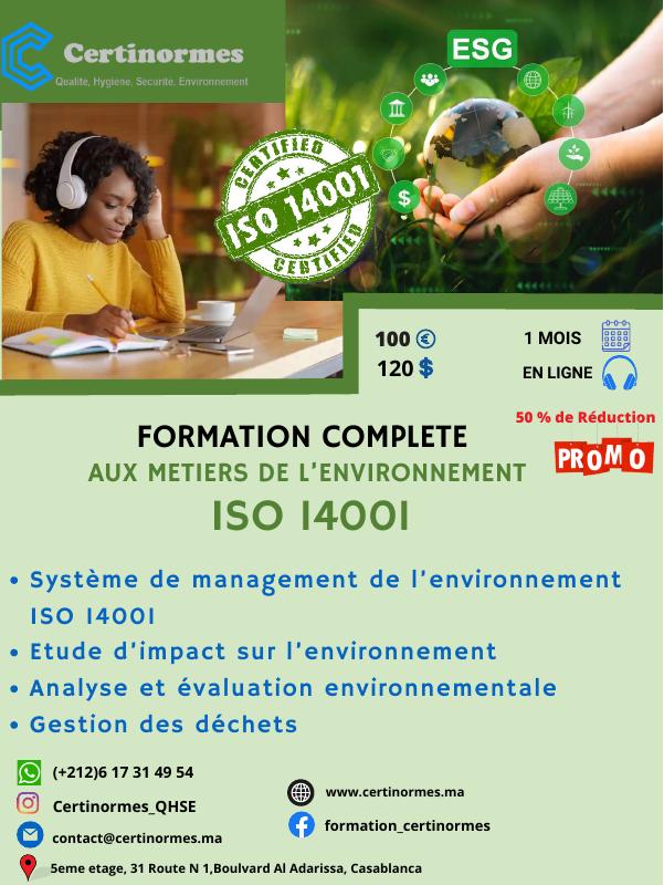 Formation ISO 14001 - Management Environnemental