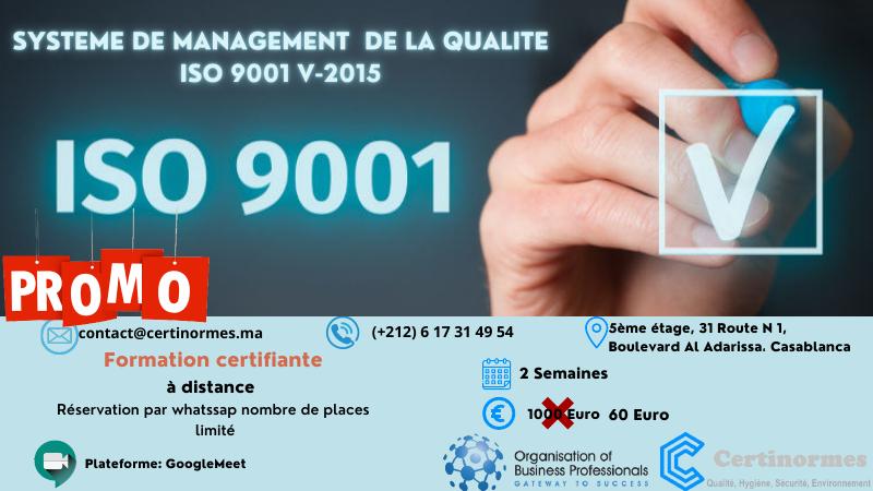 Système de Management de la Qualité ISO 9001 v2015