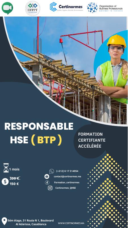 Responsable HSE BTP