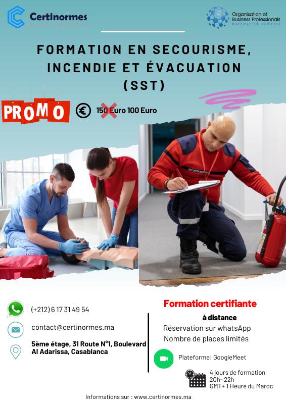 Formation Santé Sécurité (SST)